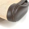 Hermes Equi Pouch Flap Bag Clutch Bag Leather/Canvas Beige/Brown