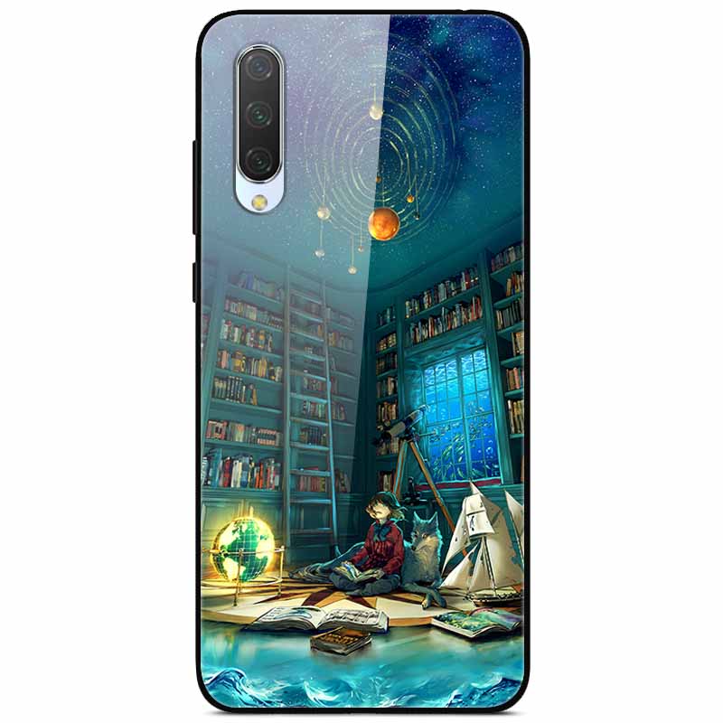 Pro pouzdra Xiaomi Mi A3 9SE 9Lite Módní tvrzené sklo Pevná zadní kryty pro pouzdra na telefon Xiaomi Mi 9 SE Bumper Fundas Coque MiA3