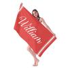 Personalized Striped Beach Towel Custom Name/Logo Oversized Microfiber Towel Summer Party Gift for Beach Swimming Bath Sports