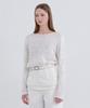 MICANE Iliana Boucle See-Through Knit