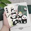 Panda House Phone Case For Samsung Galaxy A17 A56 A36 A26 A16 A06 A54 A34 A24 A14 A55 A35 A25 A15 A05 A05S A04S A04E 4G 5G Cover