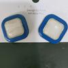 S911 Silver Needle 1010 New Geometric Rhombus Green Stud Earrings New Internet Celebrity Premium Earrings