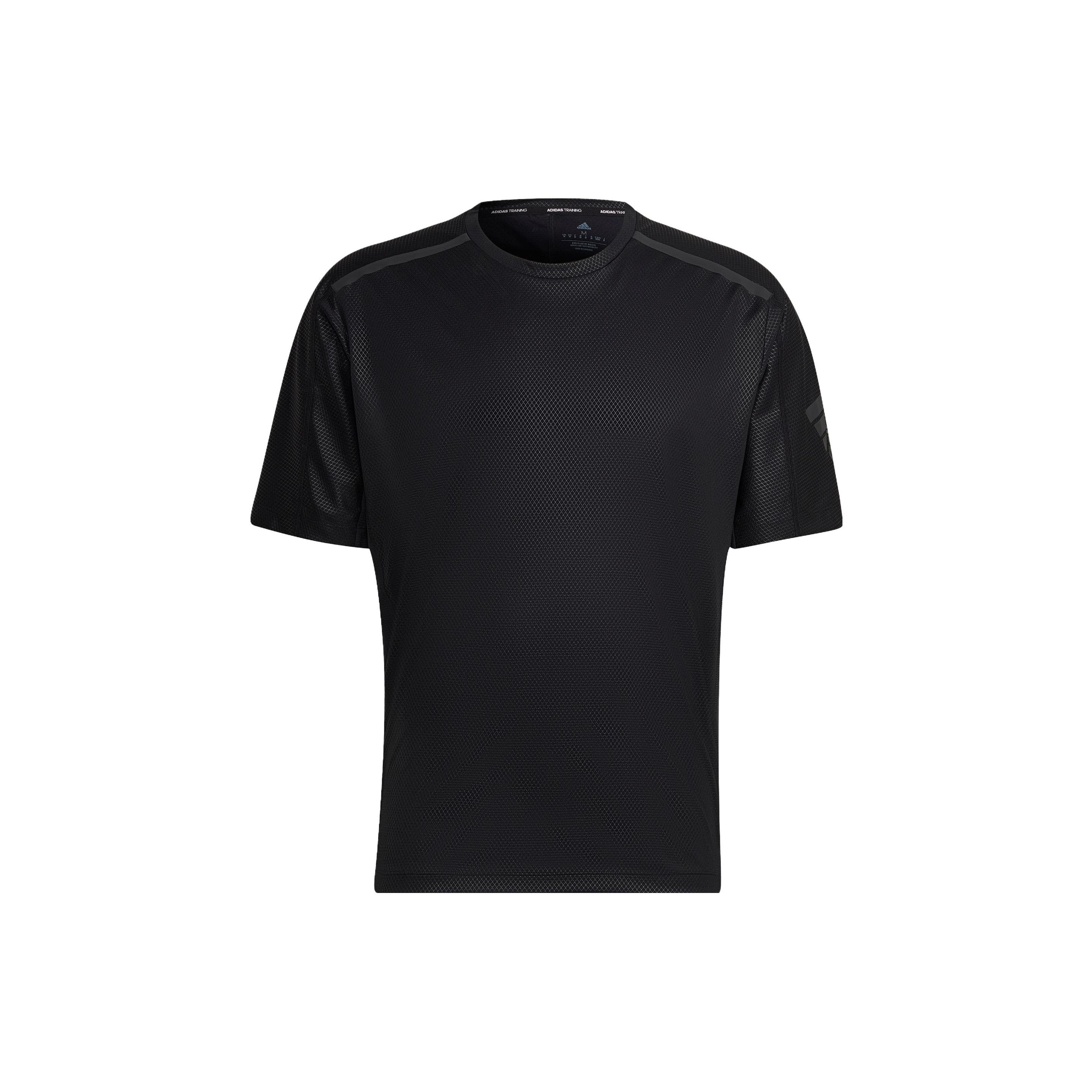 

Adidas однотонная футболка с круглым вырезом и логотипом, мужские топы, черные HL8755