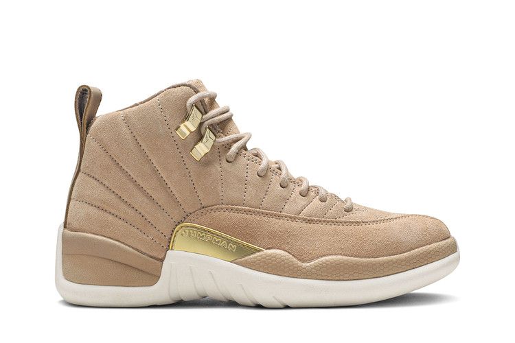 Women's Sneakers Jordan 12 Retro Vachetta Tan (Women's) Vachetta Tan/Metallic Gold-Sail