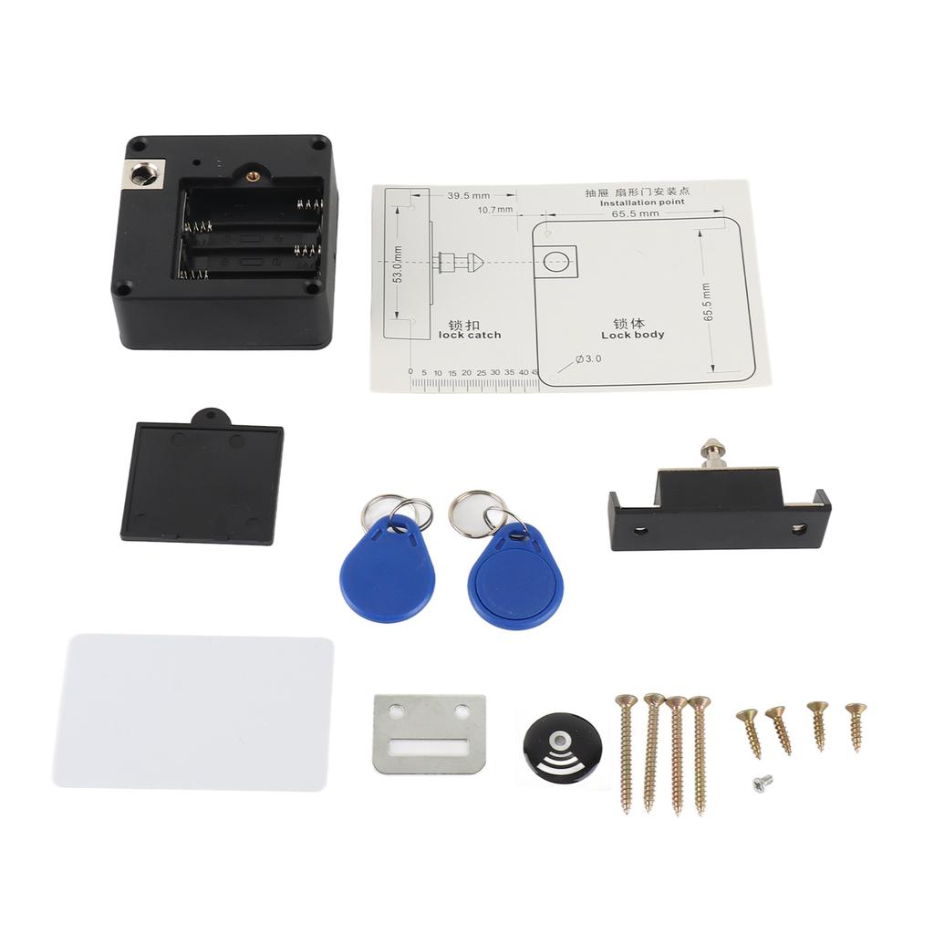 Drawer Lock Easy To Install Programmable Electronic Sensor Cabinet Lock for