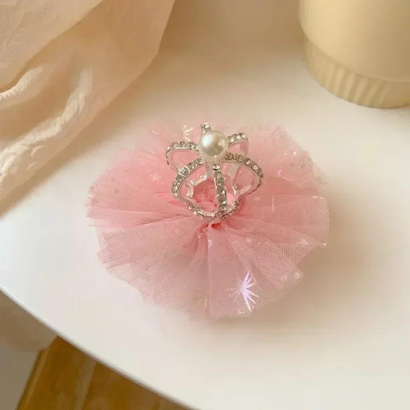 Hot Princess Children Girl Hairpin Sweet Vintage Crown Hair Clip For Kid Girl Birthday Party Decroative Hair Pin Little Girl