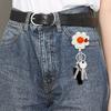 Cute Flower Resin Retractable Medical Badge Reel For Nurse Doctor Card Holder Office Hospital Name Card Supplies Key Ring Gift