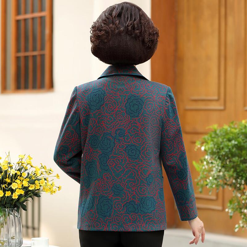 SIFONE Women's New Chinese Style Floral Wool Blend Jacket