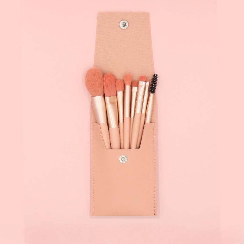 Mini Makeup Brush Set, Complete Set of Beginners’ Beauty Tools with Wooden Handle, Soft-bristled Makeup Brushes
