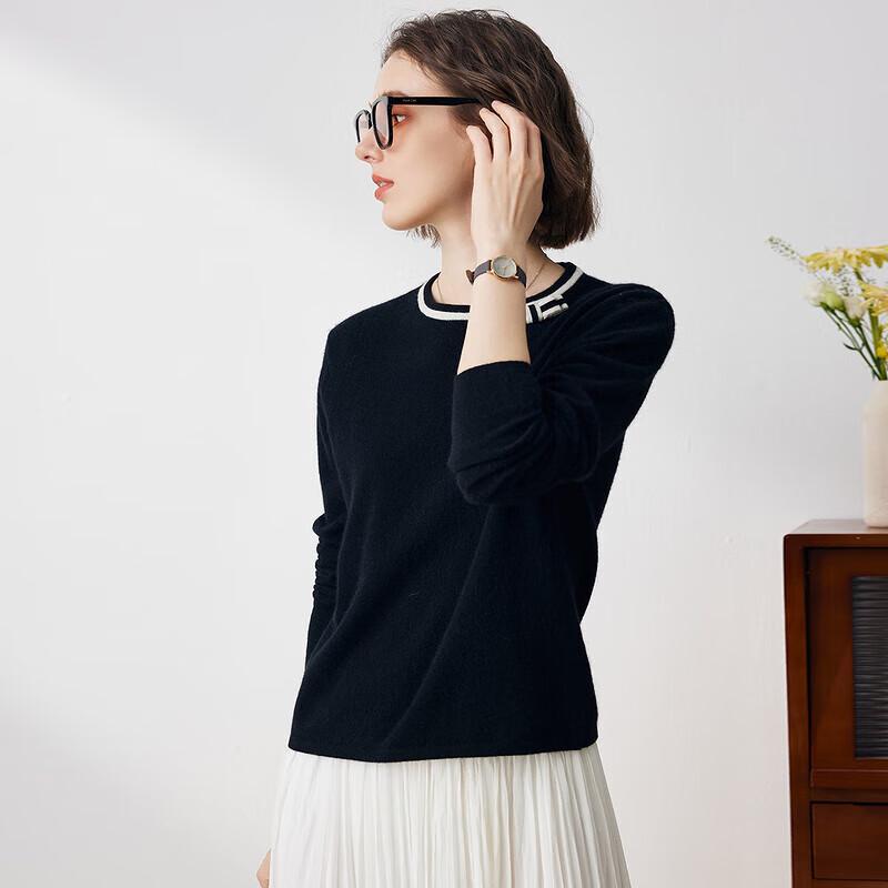 Komborca Women's Bow-Accent Cashmere Sweater