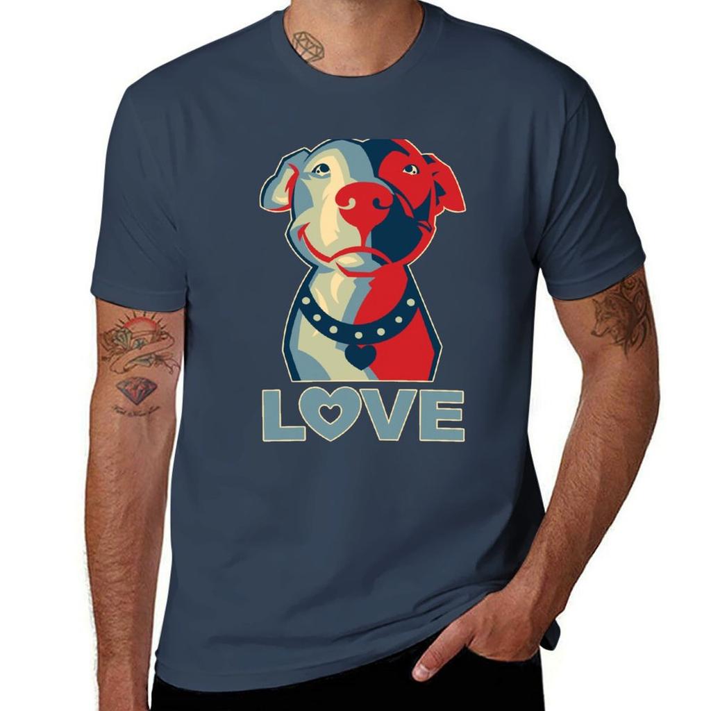 Pitbull Love Tshirt T Shirt For Unisex T Shirt Custom Print Unisexs Graphic T Shirts Tshirt