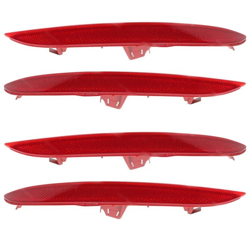 

4X Car Rear Bumper Reflector 63147338808 63147338807 For BMW F26 X4 SERIES 2014-2016 Rear Bar Lamp красный