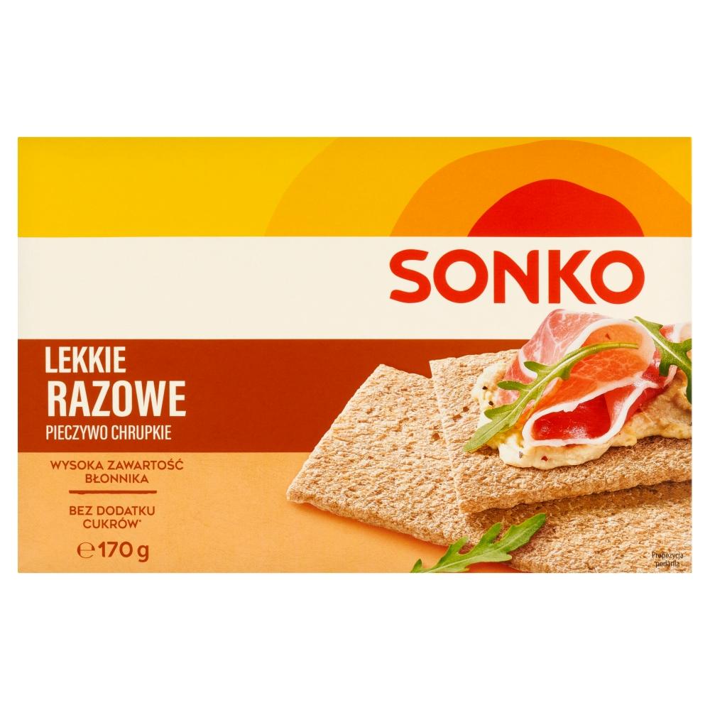 Sonko Knäckebröd Licht volkoren 170 g (32 stuks)