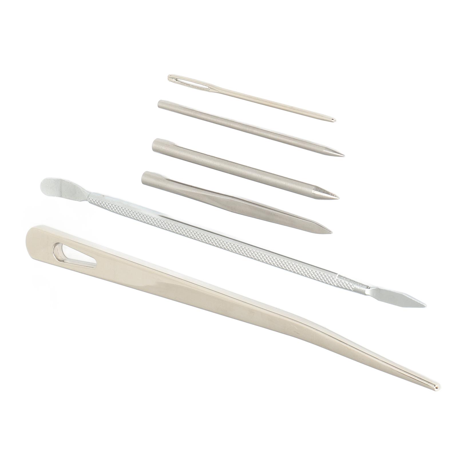 

Набор из 6 паракордовых игл из нержавеющей стали для плетения паракорда, инструмент для вязания