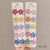 Y2K Dopamine Color Pentagram Small Hair Clip for Women & Kids - Cute Bangs & Side Hair Accessory