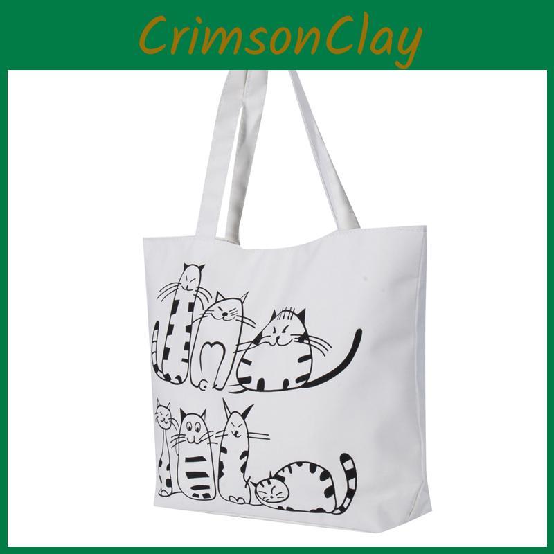 Lovers Shoulder Cat Bag Women Handbags Large Capacity For Shopping Travel Or Gym