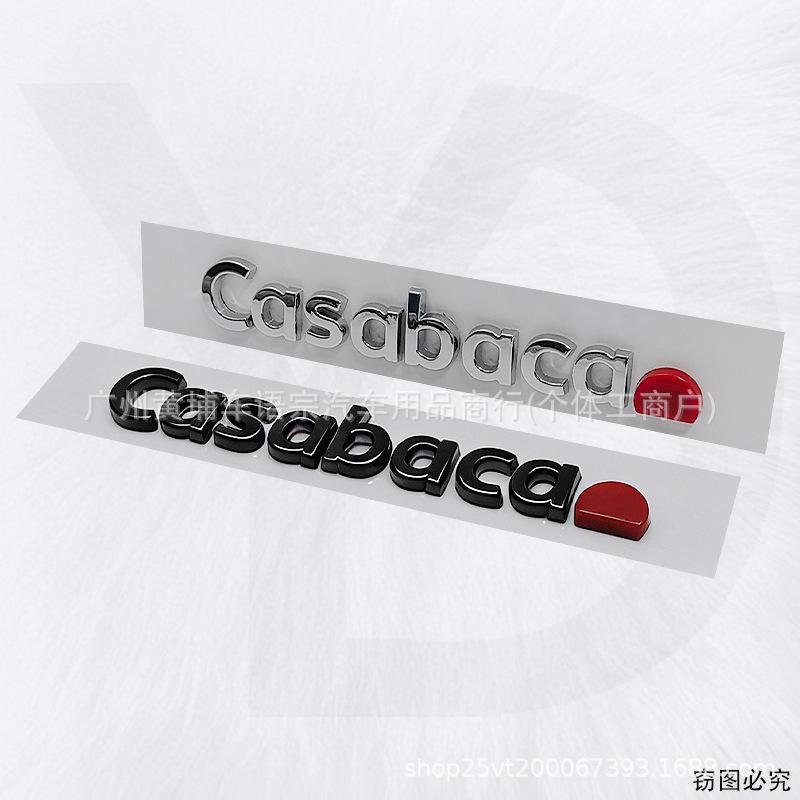 ABS Car Letter Emblem Badge Sticker Modified Rear Tailgate Logo Decal Auto Side Marker Label Accessories Fit For Subaru Casabaca VV999