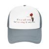 Hadestown flower Mesh Caps Outfits for Unisex Women Adjustable Snapback MeshBack Summer Breathable Caps