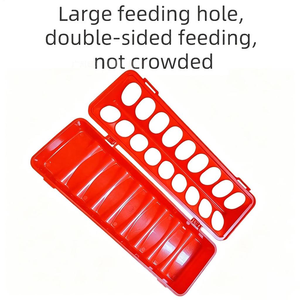 new Chicken Feeder Trough Anti-Leak Easy-Fill Animals Bowl Chicken Feeder Anti-waste Drinker For Chicks Ducklings Goslings Quail