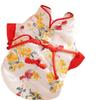 Pet Winter Festival Outfit Chinese Style Cotton Coat Dogs Cats Bichon Frise New Celebration