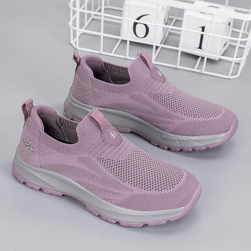 

Walking Shoes Men s and Women s Fitness Sports Shoes 2025 Large Size Anti Slip Flat Bottom Slip in Lightweight Breathable Shoes 46