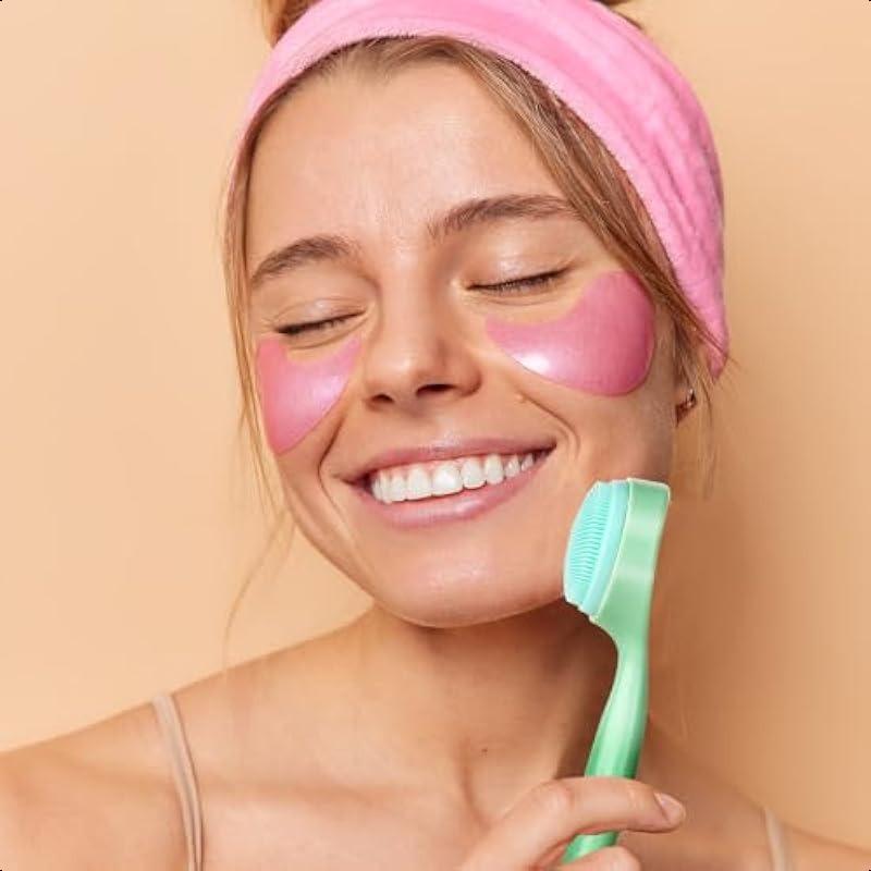 Cleansing Brush Face Scrubber Exfoliating Skin Care Tools Manual Facial Cleaner Silica Gel Massage Body