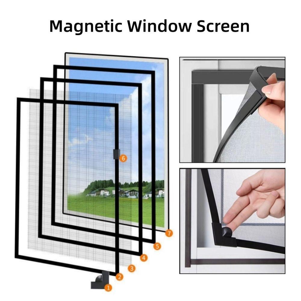 PP Mosquito Window Screen Self Adhesive Door Mesh Screen New Window Screen Net Indoor Use