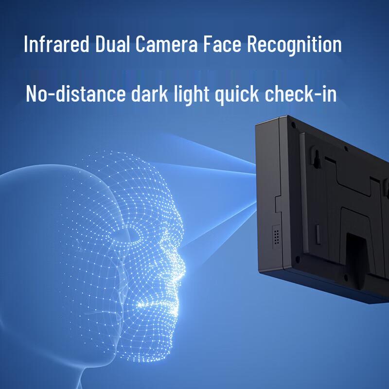 Deli Multi-Biometric Time Attendance System CN plug (adapter included)