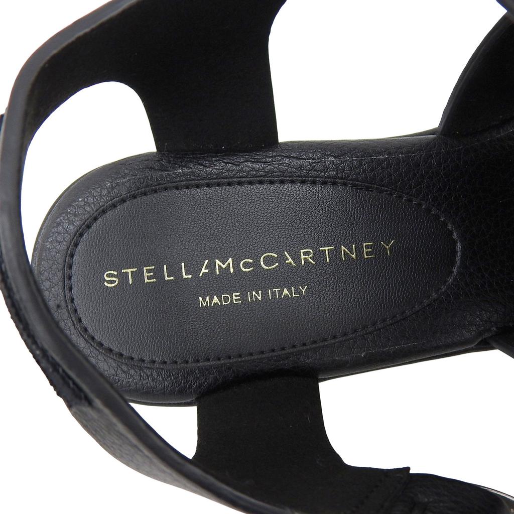 Excellent Stella McCartney Sandals Ellis black Faux leather Women 34 81053 Used
