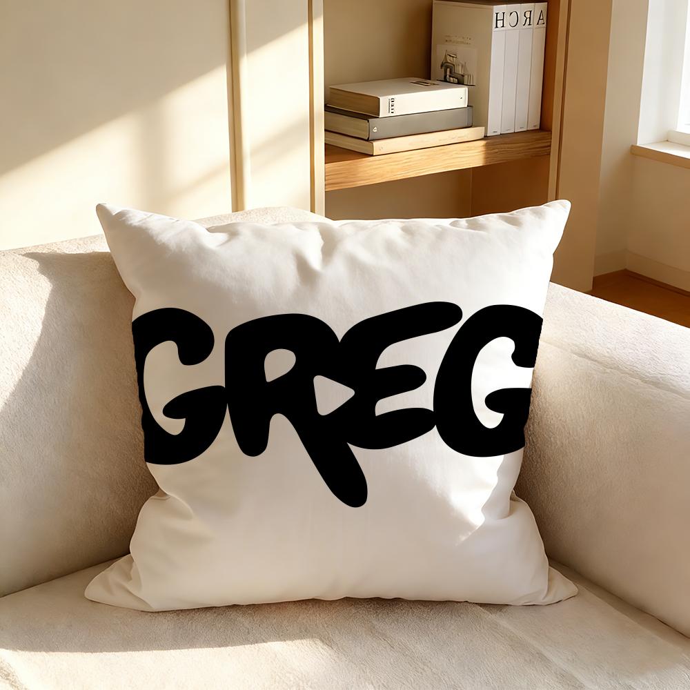 G-Greg Gonzalezs Cushion Cover Cushion Cover, Soft Washable Linen Pillowcase, Multi-Scene For Sofa, Bedroom And Office.