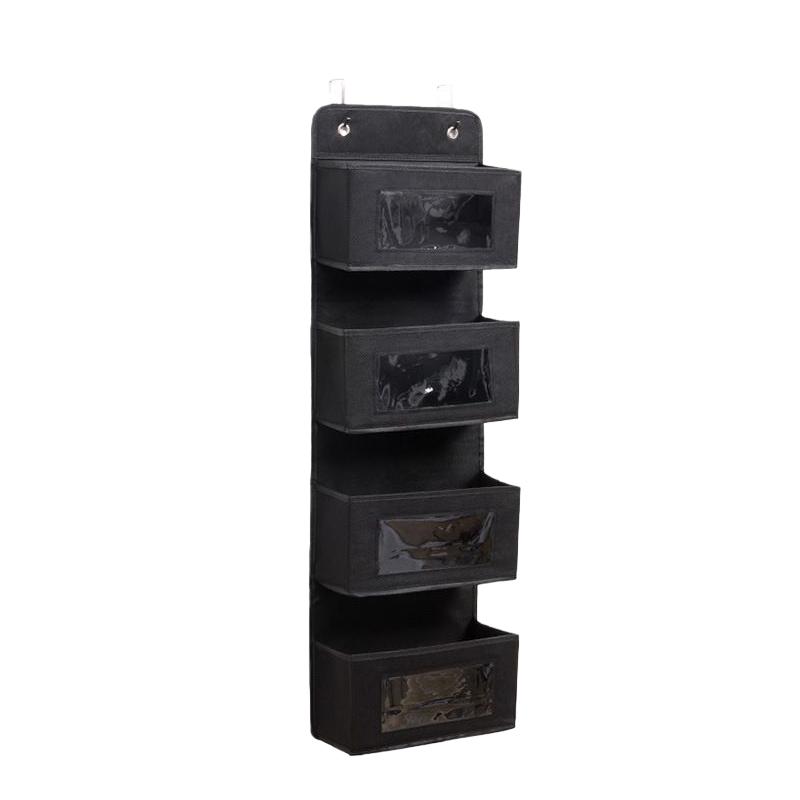 1PC Hanging Storage Bag with Pockets Over The Door Wall Mounted Storage Rack for Household Space Saving Hanging Organizer Home