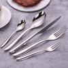 Set de tacâmuri din oțel inoxidabil, 16/20 piese, auriu, veselă, cuțit, furculiță, lingură, set de tacâmuri, ustensile de bucătărie din argint