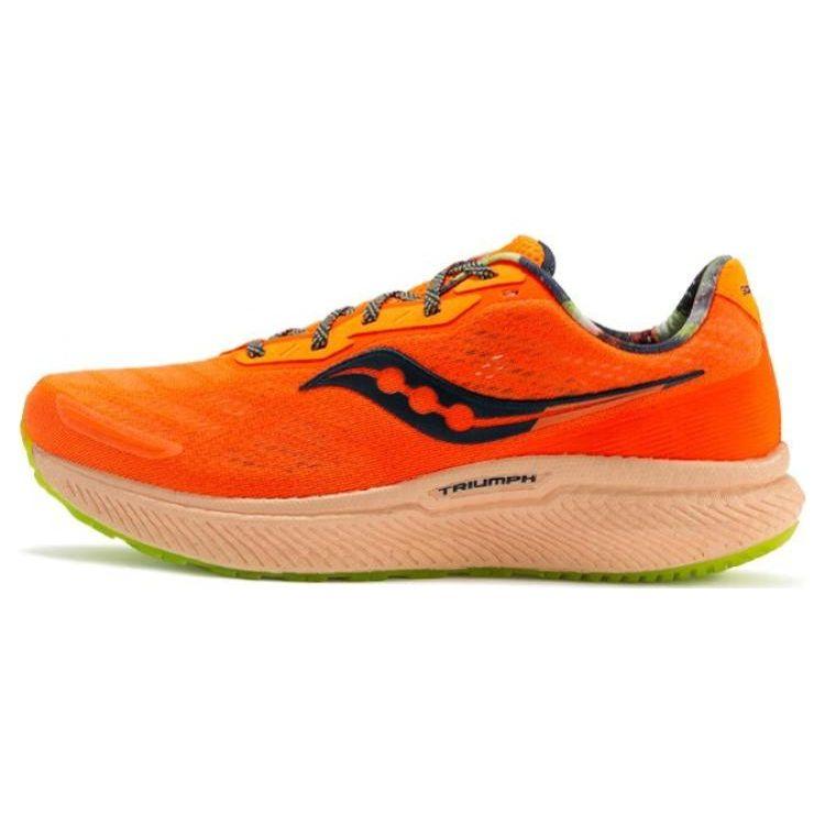 Saucony Triumph 19 Comfortable Slip-Resistant Durable Low-Top Running Shoes Women running shoes Orange S20678X-45