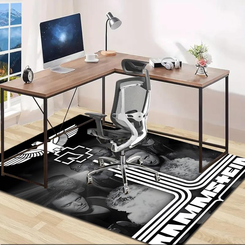 1pc Rammstein3 Design Area Rug - Non-Slip, Soft & Cozy Floor Mat for Living Room, Bedroom, Office - Indoor/Outdoor Decorative Carpet