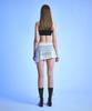 VINAJ Lace Asymmetrical Skirt Cover-Up (White)