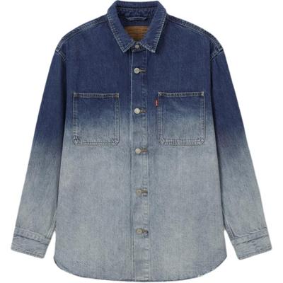 Levis Denim Wanderer Series FW24 Loose Fit Long Sleeve Denim Jacket Men Jackets Blue-Gradient 0017C-0000