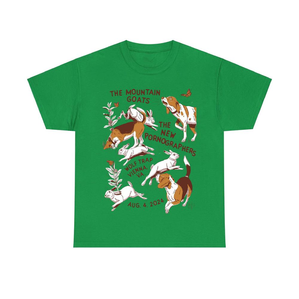 2024 Tour The Mountain Goats Shirt Tuff Green Unisex S-5XL 1H0292 Unisex T-Shirt S