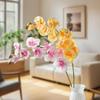 Large Wet Feel Phalaenopsis Orchid Artificial Flower for Home Décor and Weddings