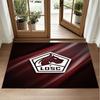 LOSC Lille FC Design Crystal Velvet Rug Soft Decorative Mat for Bedroom Entrance