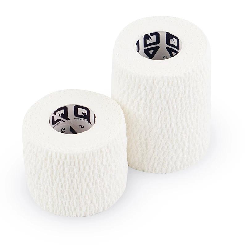 Aq White Adhesive Cotton Sports Bandage Ankle Support Basketball Injury Protection Elastic Self-Adhesive Tape Elastic Tape