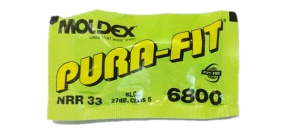MOLDEX PuraFit Authentic MOLDEX Case Earplugs, 50-Pair Pack,