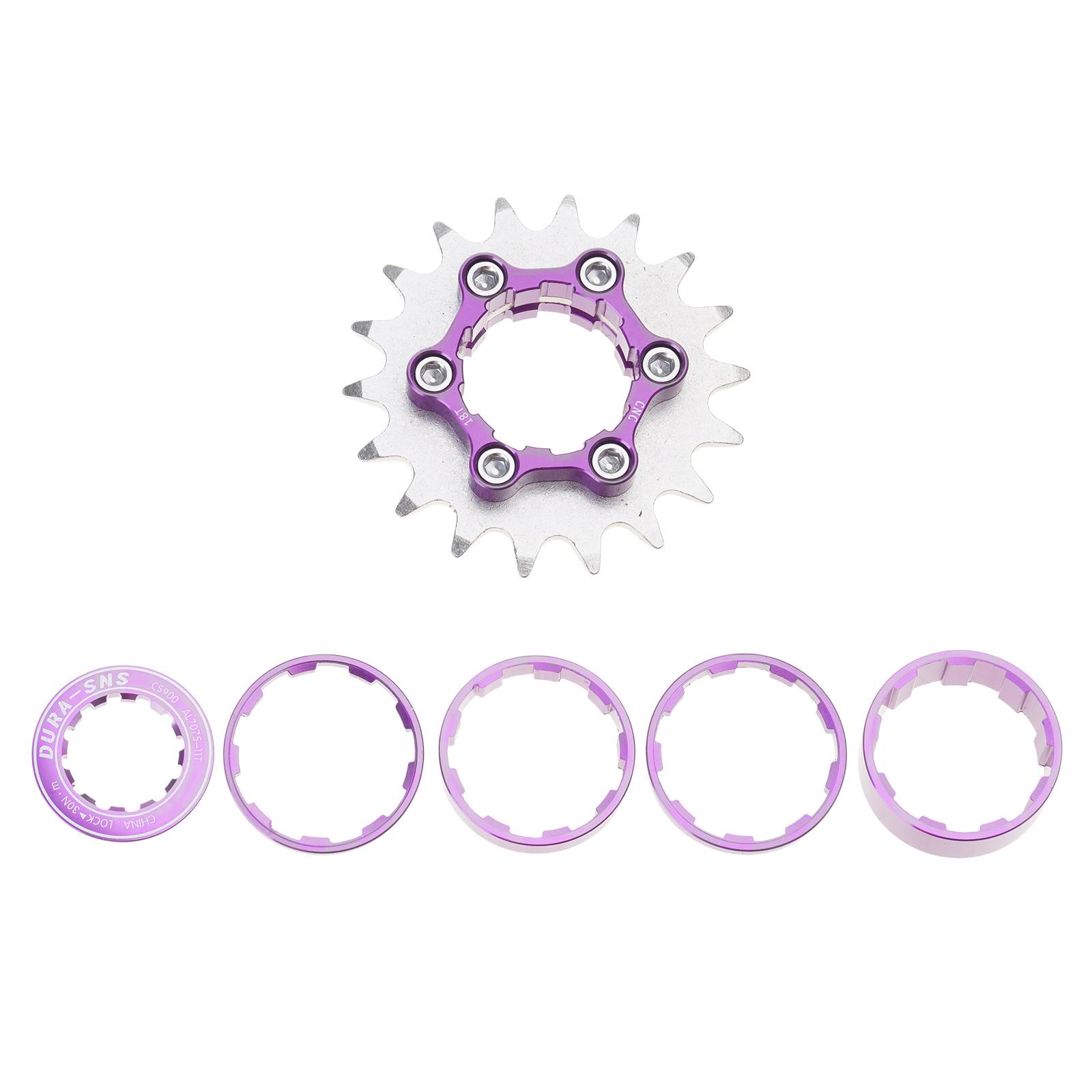 

16T 18T Велосипеды Односкоростная Трещотка Алюминиевый Сплав Комплекты для Переоборудования в Односкоростной для Горных Велосипедов и Шоссейных Велосипедов B