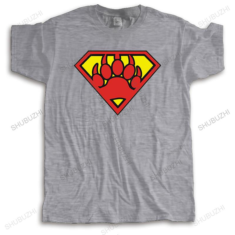 Pánská luxusní trička pánská s kulatým výstřihem černá trička horký prodej Gay Pride Super Bear pánské bavlněné topy letní tričko evropská velikost chlapci