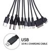 Bred applikasjon USB-datakabel Multilader Kabeltelefontilbehør Lading