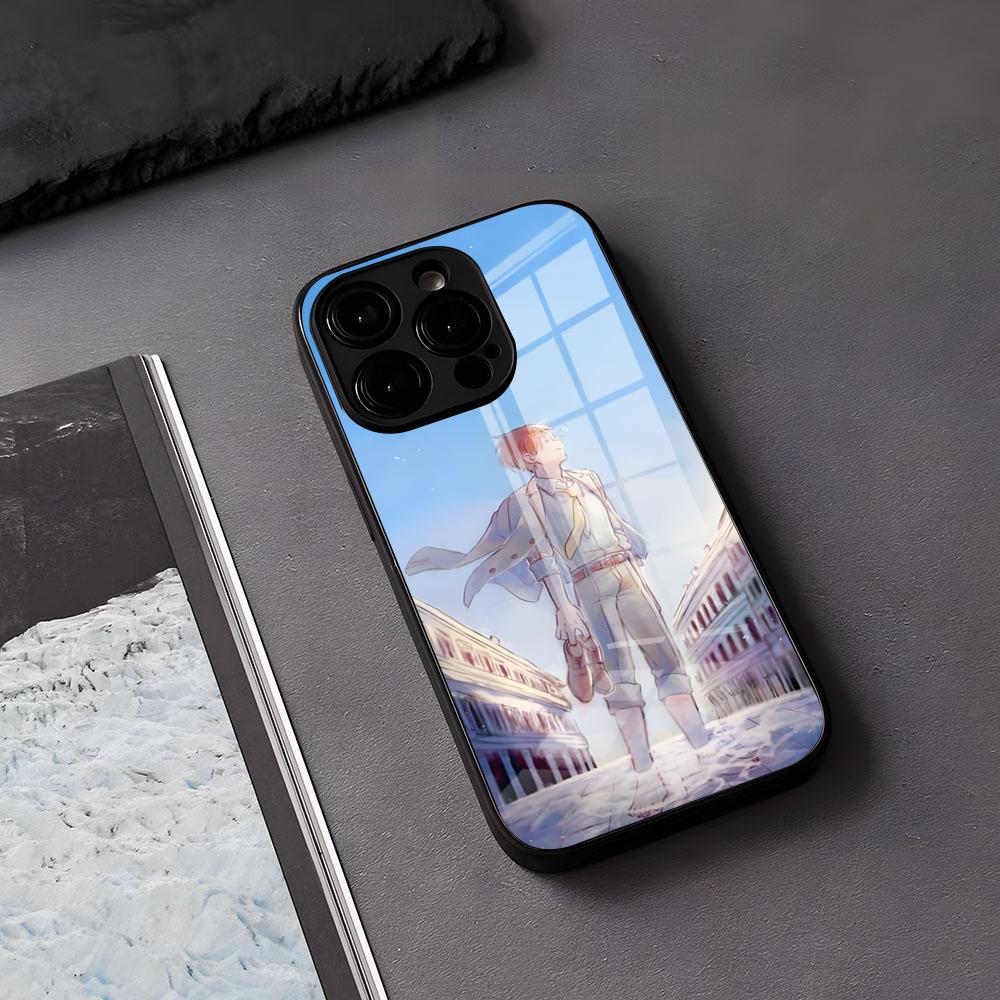 

Чехол для телефона Hetalia Axis Powers для iPhone 17 Air 16 E Pro Max 15 14 13 Mini 12 Pro 11 Max Plus Черная стеклянная крышка iPhone 14ProMax