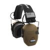 Protective earmug,ultra-thin electronic foldable storage hearing protective earmug,battery powered(battery not included) hunting