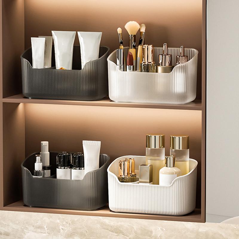 1pc Makeup Organizer Box Make Up Storage Box Lipstick Brush Holder Cosmetic Vanity Organizer Home Office Desktop Organizer Box