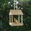 Wear-resistant Hummingbird Feeders Wooden Open Bird Feeder Pet Supplies Hanging Birdhouse  Pathway