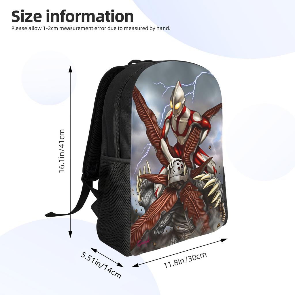 Ultraman Backpack Girl Polyester Daily Backpacks Print Funny School Bags Rucksack