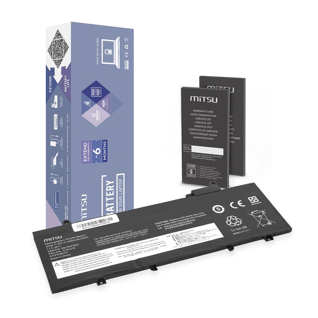 Battery L17L3P71 01AV478 for Lenovo Thinkpad T480s
